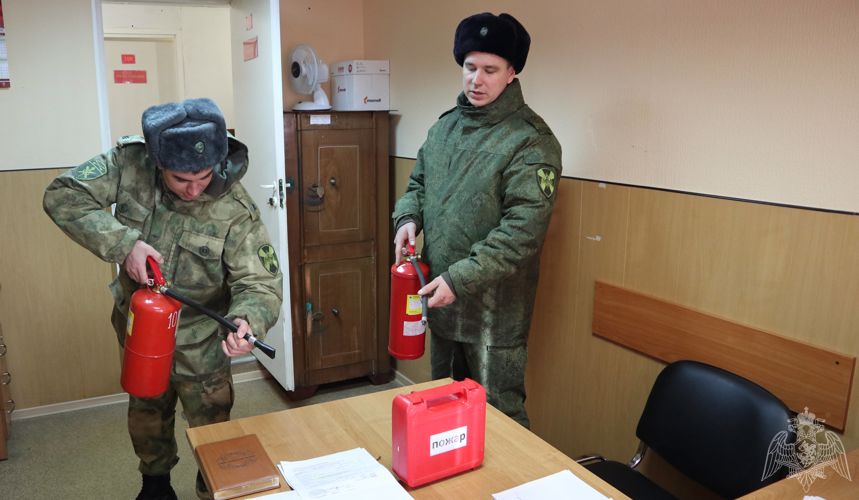 В подразделениях томской Росгвардии проводятся профилактические мероприятия, направленные на недопущение пожаров