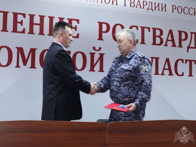 Коллектив томской Росгвардии проводил на заслуженный отдых начальника ФГКУ «УВО ВНГ России по Томской области»