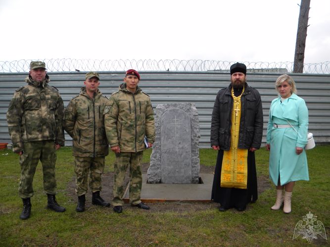 В воинской части северского соединения Росгвардии состоялся перенос центрального места камня, установленного в честь основания мужского Богородице-Алексеевского монастыря