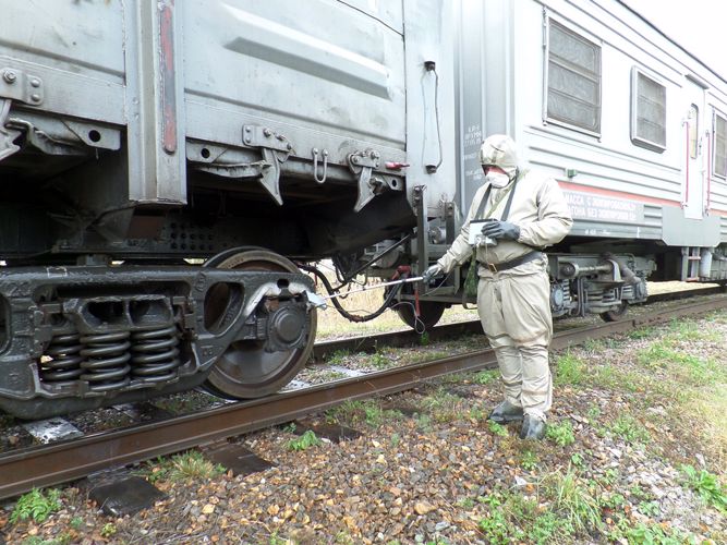 В северском соединении Росгвардии прошли мероприятия, приуроченные к 102-ой годовщине образования войск радиационной, химической и биологической защиты