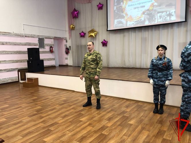 День памяти воинов-интернационалистов прошел в Северском соединении Росгвардии