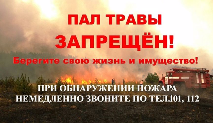 Инспекция пожарной безопасности Сибирского округа Росгвардии информирует о наступлении весенне-летнего пожароопасного периода 