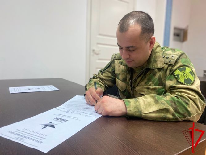 Томские росгвардейцы написали «Диктант Победы» (видео)