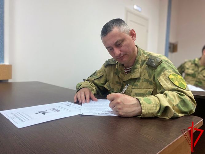 Томские росгвардейцы написали «Диктант Победы» (видео)