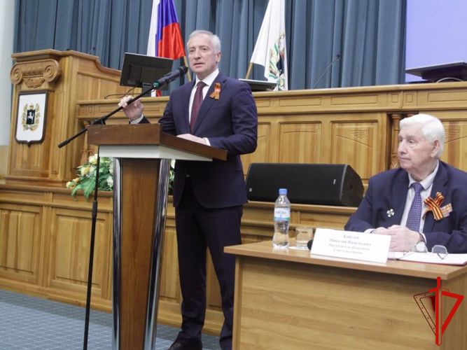 Росгвардейцы в Томской области принимают участие в патриотических акциях накануне Дня Победы