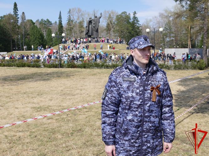 Росгвардия обеспечила безопасность празднования Дня Победы в Томской области