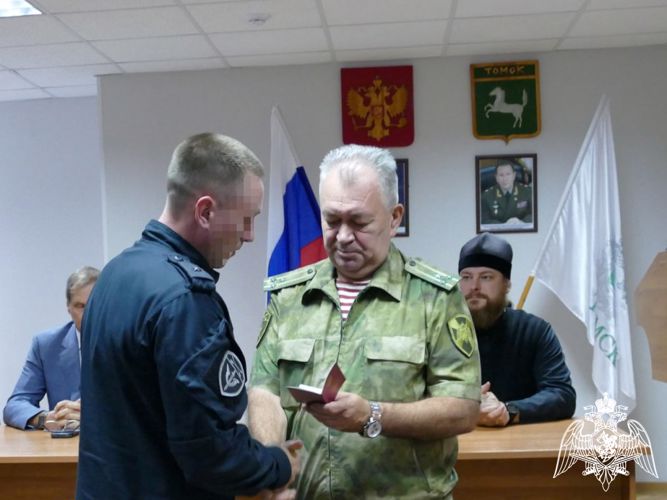 Томский ОМОН Росгвардии отметил 31-ю годовщину со дня образования