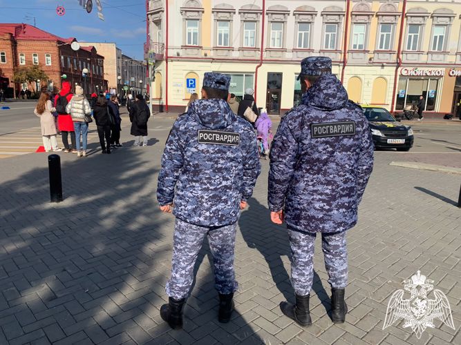 Росгвардейцы обеспечили безопасность томского полумарафона