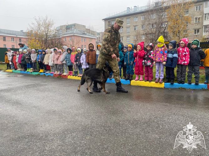 Росгвардейцы встретились с томскими дошколятами (видео)