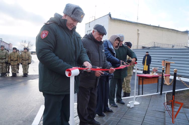 Часовню в честь Георгия Победоносца открыли в Северском соединении Росгвардии (видео)
