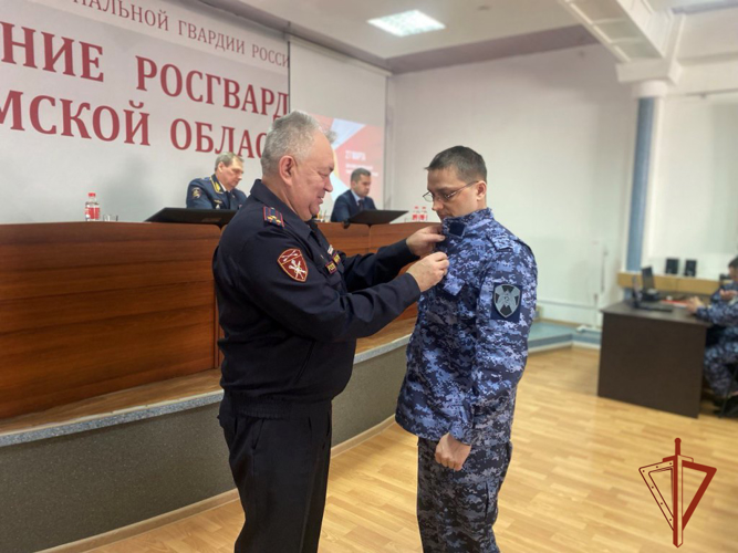 Собрание, посвященное Дню войск национальной гвардии Российской Федерации в Управлении Росгвардии по Томской области состоялось 