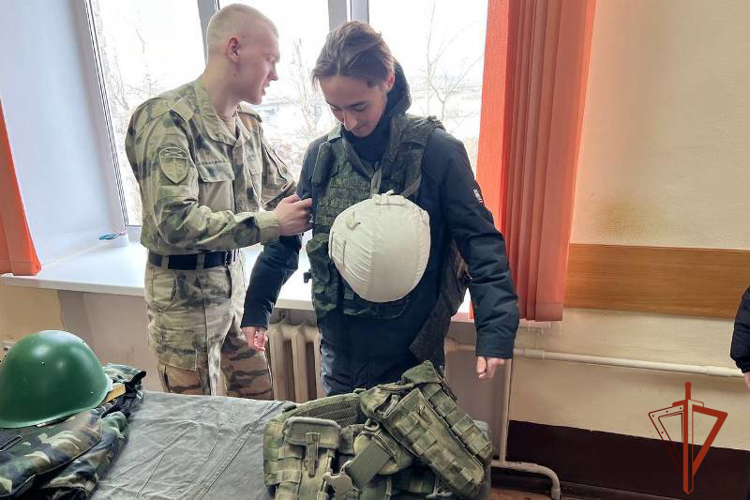 Учебные сборы по основам военной службы со студентами колледжа прошли в Северском соединении Росгвардии