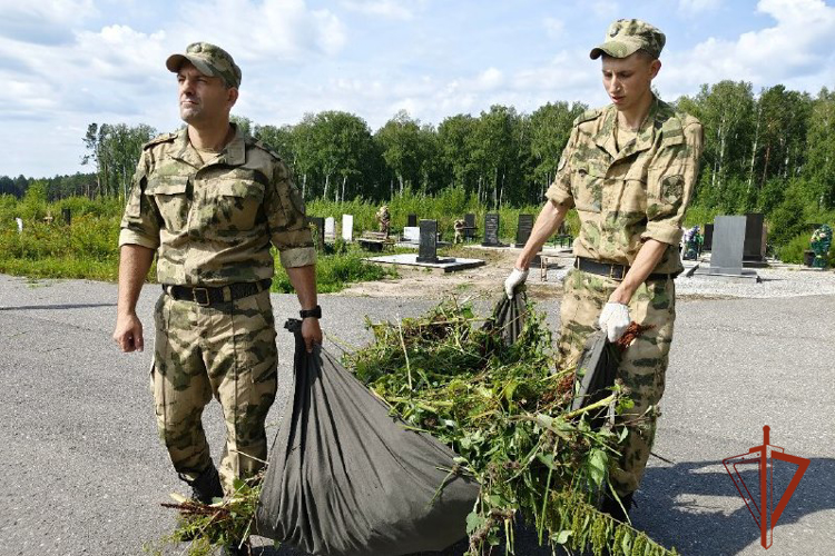 Всероссийская акция Росгвардии «На страже памяти» прошла в Томской области (видео)