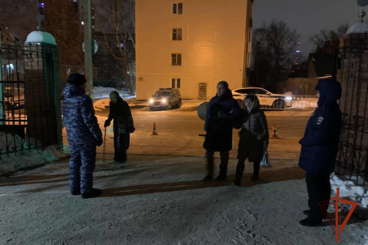 Росгвардия в Томской области обеспечила безопасность в период празднования Рождества Христова