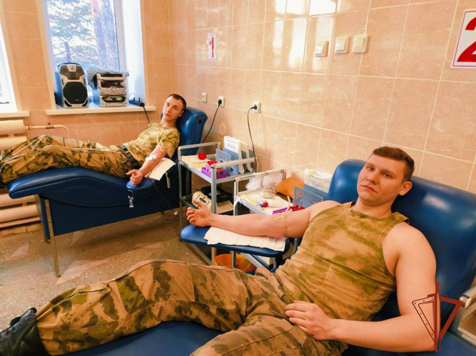 Донорская акция Росгвардии «От сердца к сердцу» состоялась в Томской области