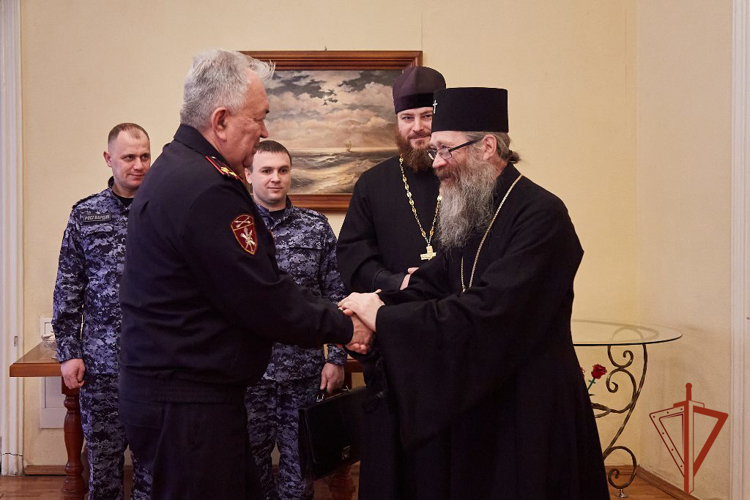 Начальник Управления Росгвардии по Томской области и митрополит Томский и Асиновский подписали соглашение о сотрудничестве 