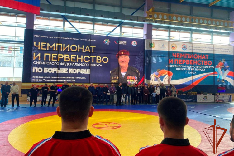 Состоялся чемпионат и первенство Сибири по борьбе на поясах и борьбе корэш памяти первого командира томского СОБР (видео)