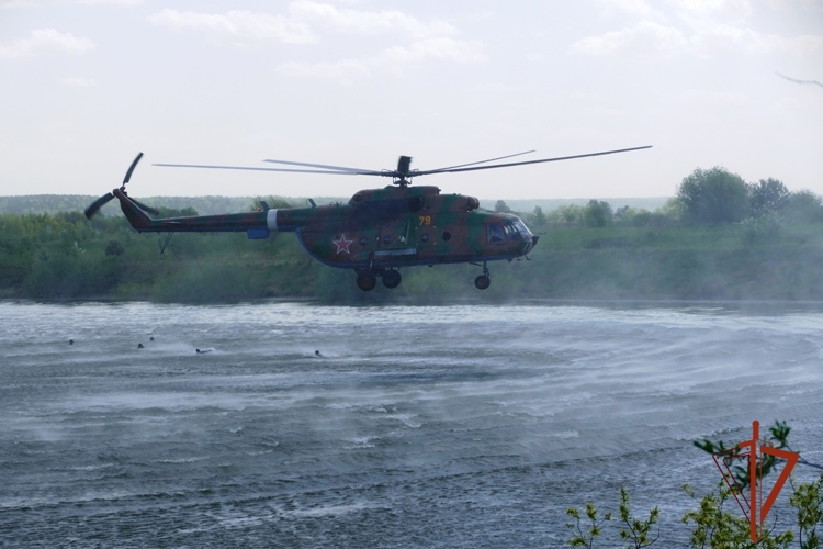 Боевые офицеры СОБР «Корд» Росгвардии совершили беспарашютное десантирование на сушу и в воду в Томской области (видео)