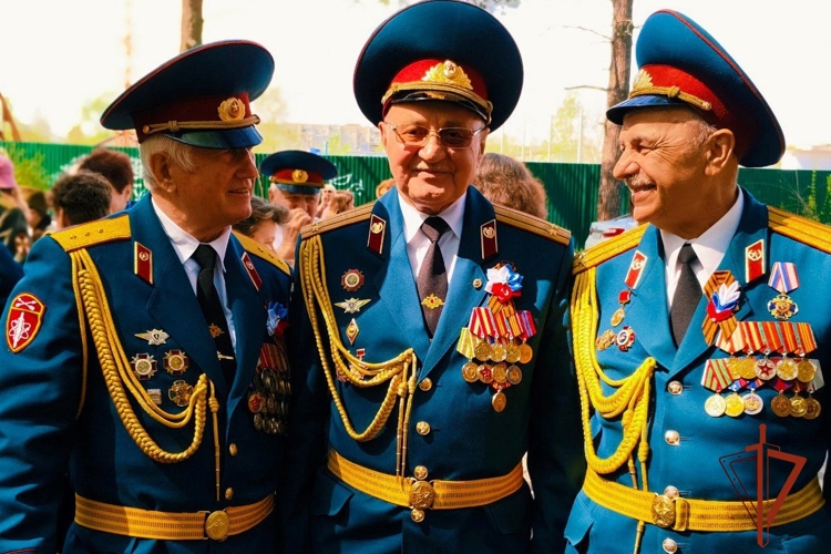 Ветераны Северского соединения Росгвардии отметили 80-летие Победы в Великой Отечественной войне