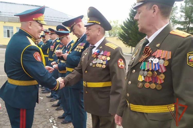 Ветераны Северского соединения Росгвардии отметили 80-летие Победы в Великой Отечественной войне 