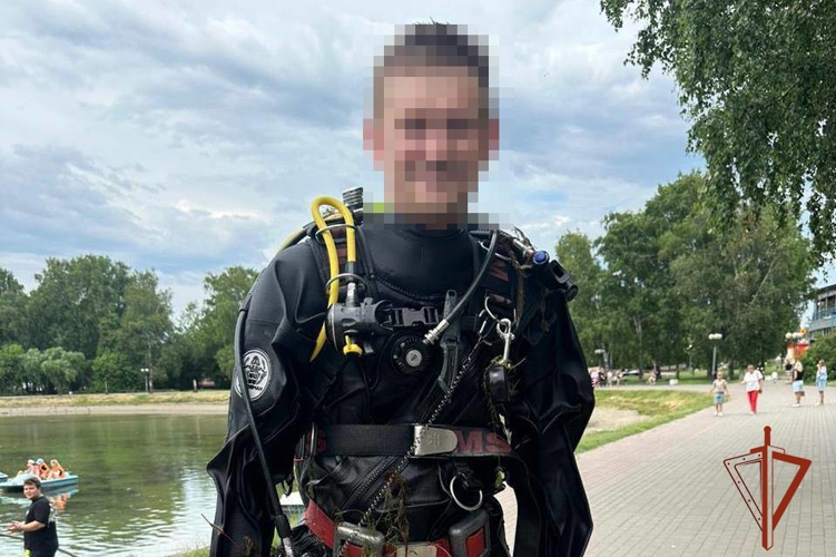 Дайвер СОБР «Корд» Росгвардии стал участником экологического десанта в Томске
