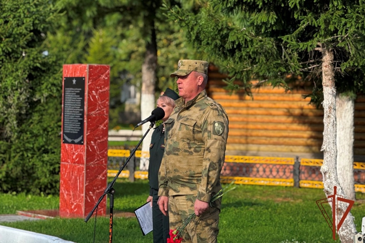 В Северском соединении Росгвардии почтили память павших военнослужащих