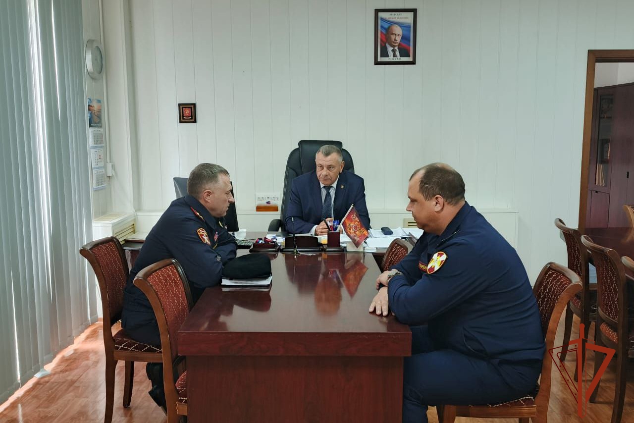 Начальник регионального управления Росгвардии посетил с рабочей поездкой Шегарский район Томской области