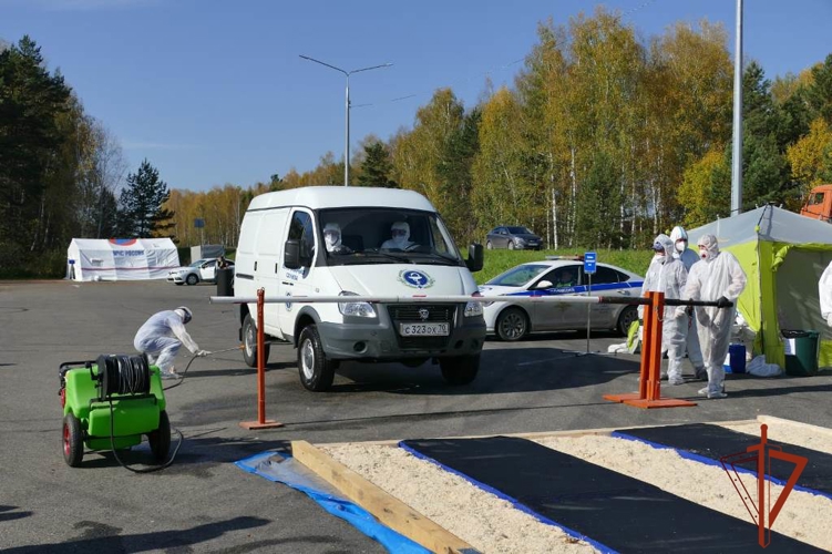 Росгвардия в Томской области приняла участие в межведомственных учениях по борьбе с возможным очагом особо опасного заболевания животных