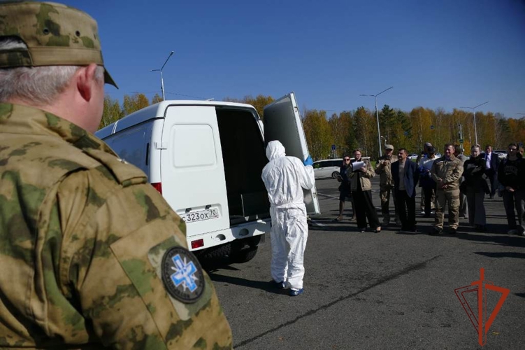 Росгвардия в Томской области приняла участие в межведомственных учениях по борьбе с возможным очагом особо опасного заболевания животных