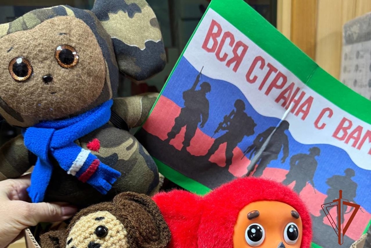 Росгвардейцы из Томской области приняли участие в отправке гуманитарной помощи в зону СВО (видео)