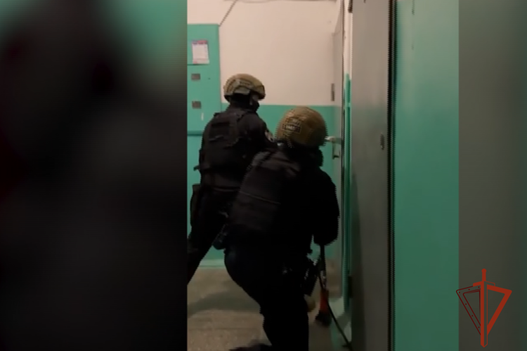 При силовой поддержке СОБР «Корд» Росгвардии в Томске задержаны подозреваемые в мошенничестве в особо крупном размере (видео)