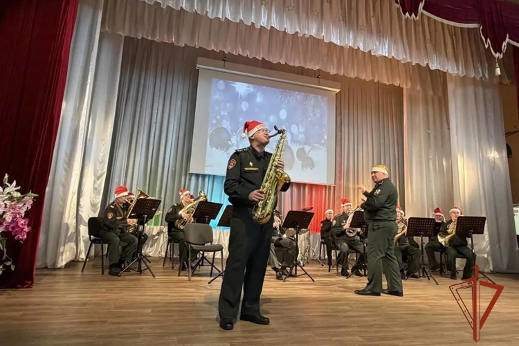 Рождественский концерт состоялся в Северском соединении Росгвардии