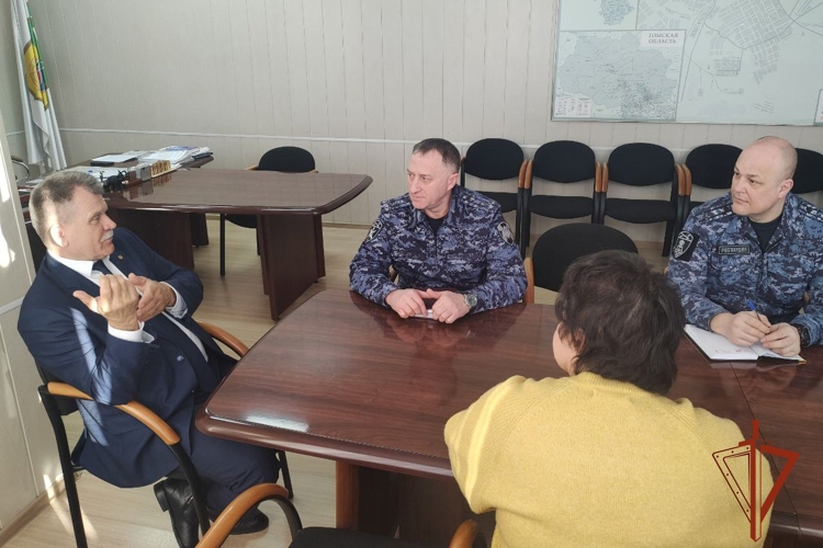 Начальник Управления Росгвардии по Томской области обсудил вопросы безопасности с главой Асиновского района