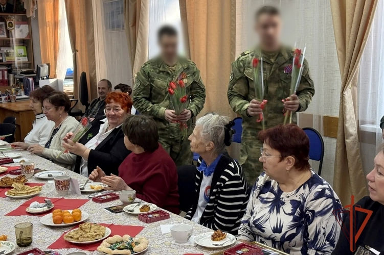 В преддверии Международного женского дня в северском соединении Росгвардии чествовали женщин-волонтеров (видео)