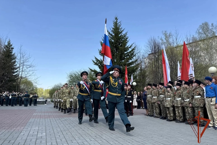 Командир северского соединения Росгвардии принял участие в памятных мероприятиях, посвященных 81-летию Победы (видео)