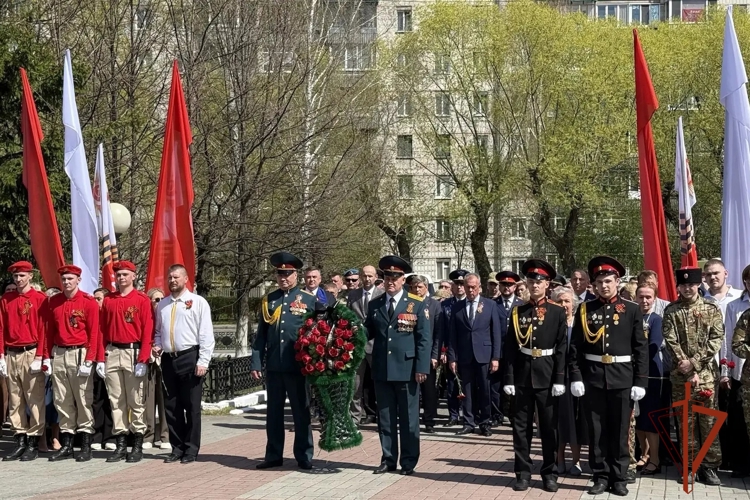 Командир северского соединения Росгвардии принял участие в памятных мероприятиях, посвященных 81-летию Победы (видео)