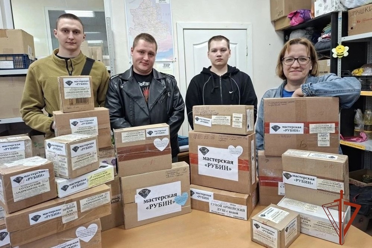 При поддержке Росгвардии состоялась очередная отправка гуманитарного груза из Томской области