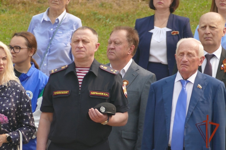 В 85-ю годовщину начала Великой Отечественной войны начальник Управления Росгвардии по Томской области принимает участие в памятных мероприятиях