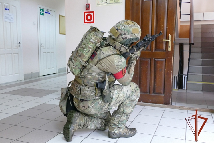 В Томской области Росгвардия приняла участие в командно-штабном учении (видео)