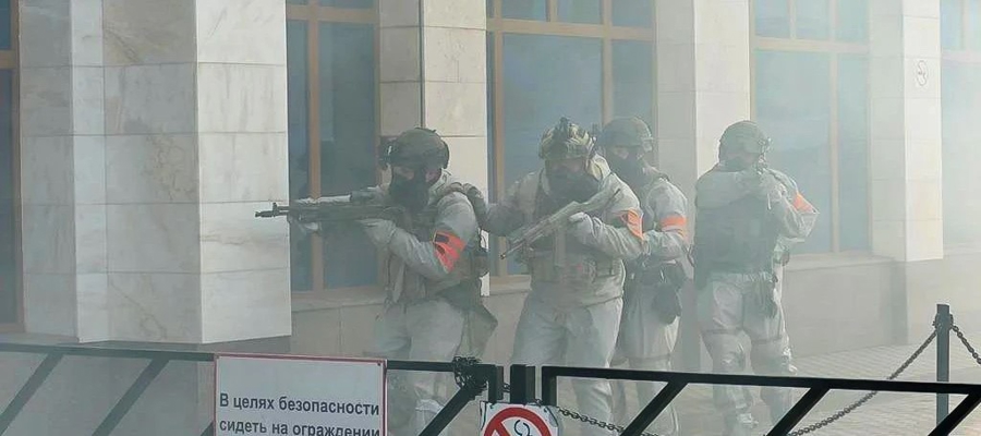 Росгвардия в Томской области приняла участие в  антитеррористическом тактико-специальном учении (видео)
