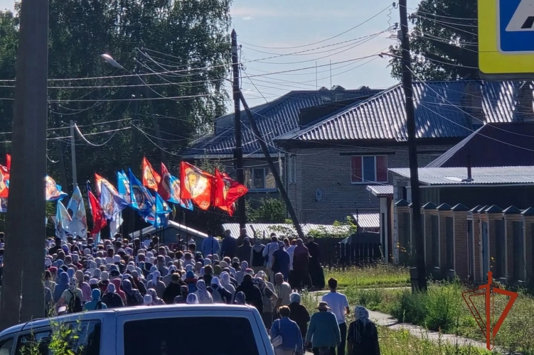 Росгвардейцы обеспечили безопасность участников Крестного хода в Томской области