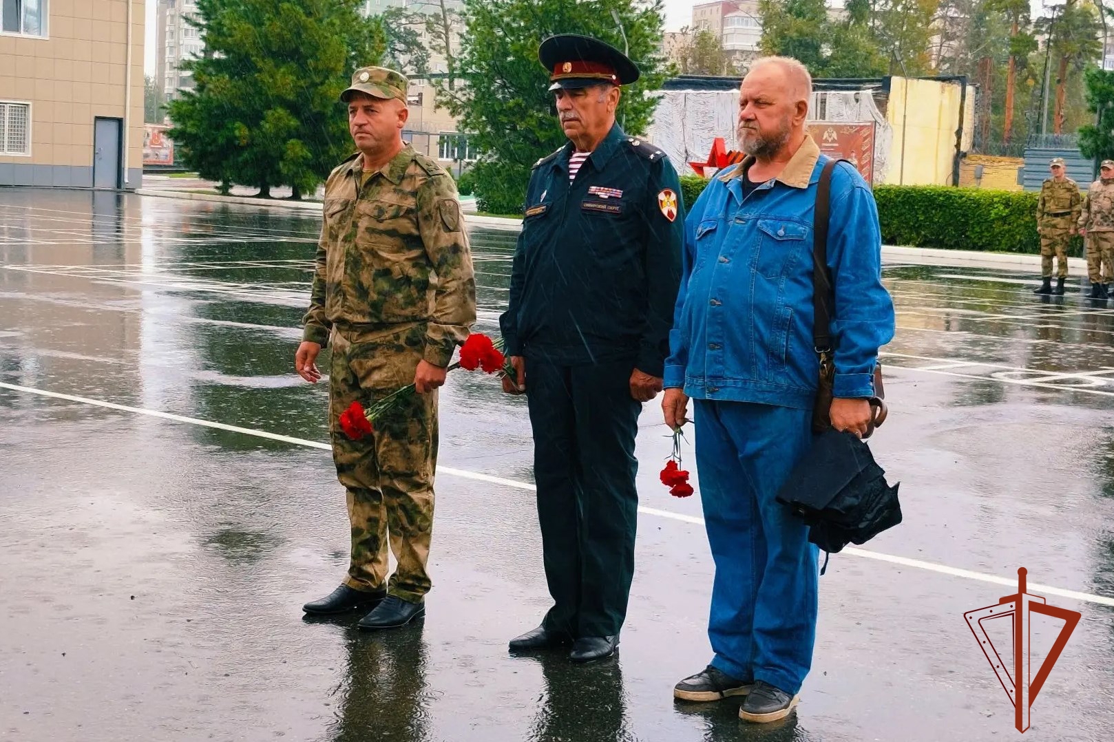 В северском соединении Росгвардии почтили память военнослужащих, героически павших на Северном Кавказе