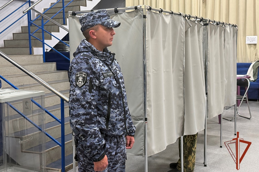 Росгвардия обеспечили правопорядок в период голосования в Томской области