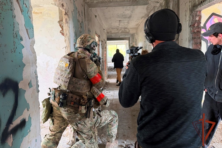 В Томской области проходят съемки патриотического фильма «Крыло» с участием спецназа Росгвардии