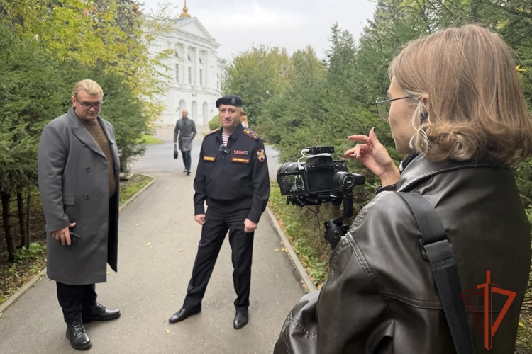 Съемка специального репортажа к 10-летию управления Росгвардии состоялась в Томске (видео) 